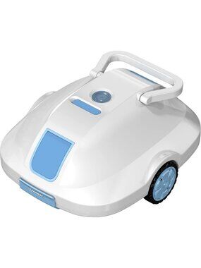 Cordless Robotic Pool Cleaner - Powerful Suction, Self-Parking, 250ft Cord, For